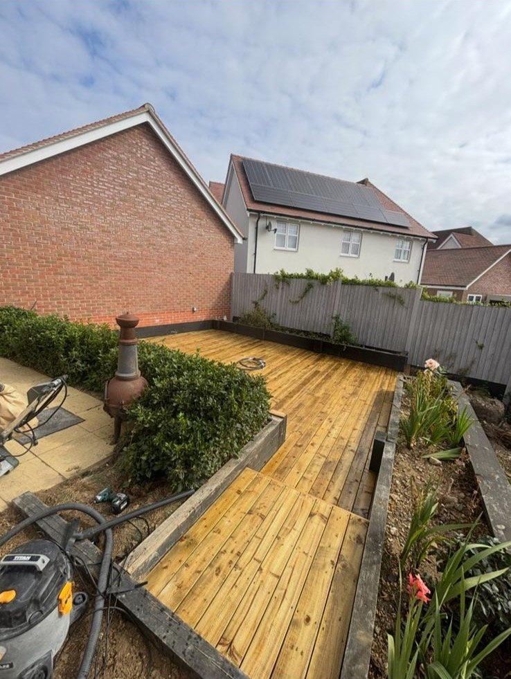 Raised Garden Decking