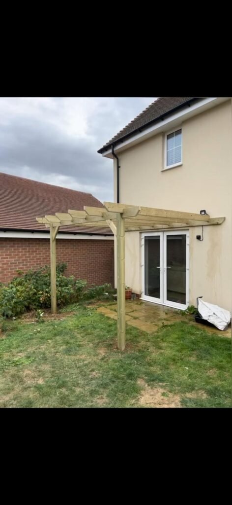 House-Attached Pergola