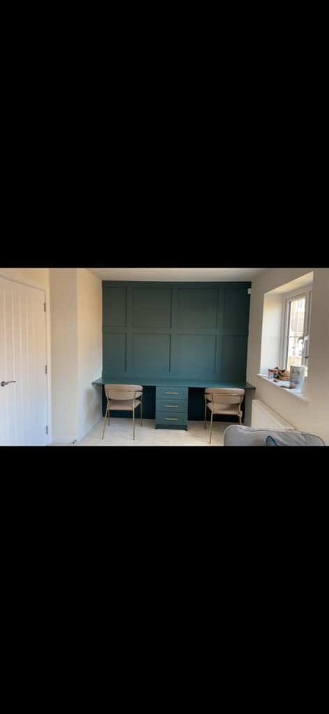 Built-In Home Office Desk